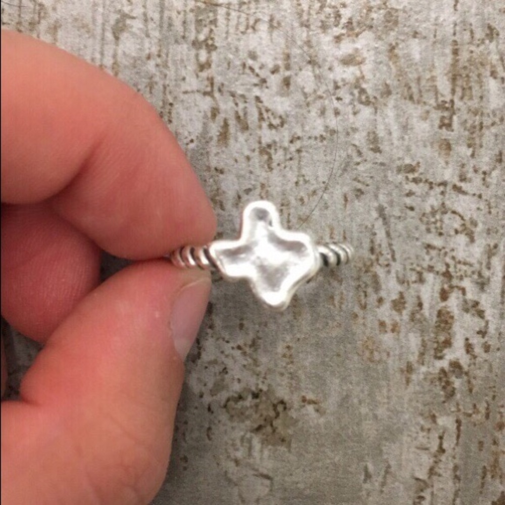 Silver James Avery Texas ring